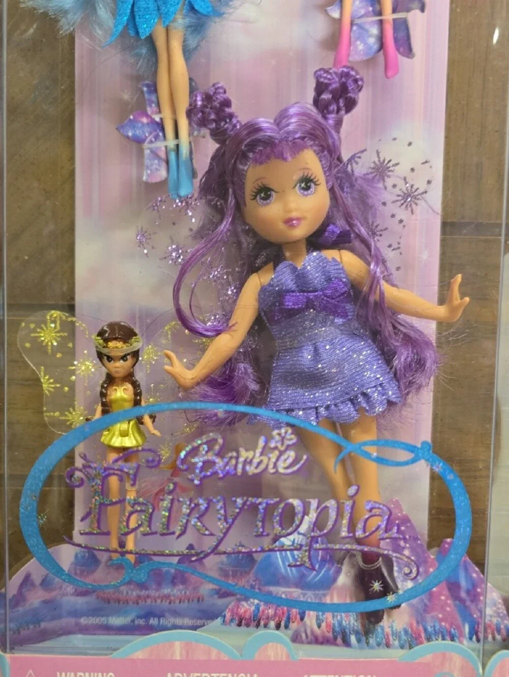 Barbie Fairytopia Mini Dolls Set - Pink, Blue, Purple 2005